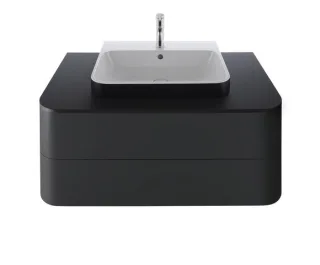 Duravit Happy D.2 Plus Konsole Graphit Supermatt 1000x550x16 mm - HP031E08080 HP031E08080