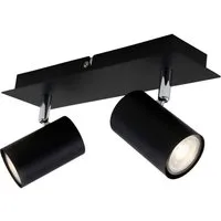 Briloner Leuchten LED Deckenspots 2857025 Run, ohne Leuchtmittel, Warmweiß, Deckenlampe, 29x8x12,3, max.40W, GU10, Wohnzimmer, Flur
