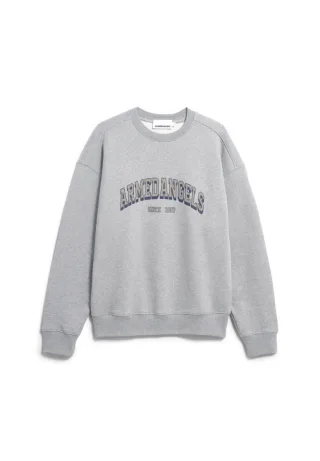 Armedangels - Sweatshirt mit Logo-Print grau - Gr. - L