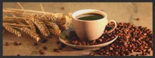 Küchenteppich Kaffee 4425 | Größe: 75 cm x 120 cm
