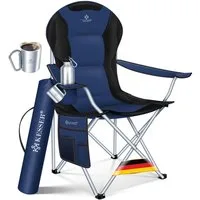 KESSER Campingstuhl, faltbarer Klappstuhl bis150kg belastbar Angelstuhl Faltstuhl