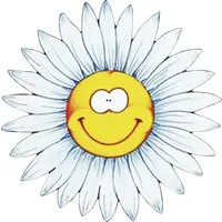 Hermann Schütz Aufkleber Hermann Schütz Aufkleber Blumengesicht