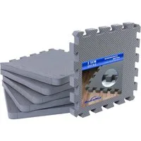 BodenMax Bodenturnmatte Bodenschutzmatte EVA 32x32cm - extra dick 2.5cm [+150% mehr Schutz] (36-St)