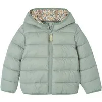vertbaudet Steppjacke Mädchen Light-Steppjacke mit Kapuze, Recycling-Polyester