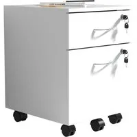 VCM Rollcontainer Rollcontainer Hängeregistratur Schubladen Baula M, VCM Rollcontainer Baula M 55x40x44 cm Holzwerkstoff