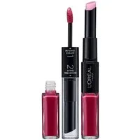 L'ORÉAL PARIS Lippenstift INFAILLIBLE 2-STEP LIP STICK, mit pflegendem Material, für geschmeidige Lippen, 24h Halt