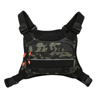 Tactical Chest Bag for Men Comfy Sports Front Vest Backpack Rig Pouch for Hiking Cycling Outdoor Camping Fishing Hunting