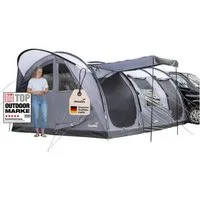 Skandika Buszelt Esbjerg Travel 4 Protect, Freistehend, 2 Schlafkabinen, Personen: 4 (Moskitonetz an allen Eingängen und Fenstern, Tragetasche), Wassersäule 3000 mm, eingenähter Zeltboden, 2,1 m Stehhöhe