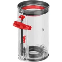 Trade-Shop Saugroboter Zubehör-Set Staubbehälter passend für Dyson V10, SV12, SV13, SV27, Zubehör für Dyson 969509-01, Ersatzbehälter mit transparentem Design / Höhe: ca. 19,6cm