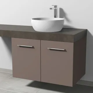 Sanipa Waschtischunterbau mit Türen 2morrow (G3363) 510x800x520 Taupe-Matt, G33631T G33631T