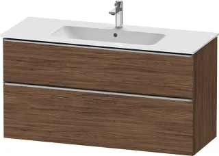 Duravit D-Neo Waschtischunterbau wandhängend Nussbaum dunkel Matt 1210x462x625 mm - DE4364070210000 DE4364070210000