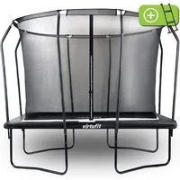 VirtuFit Gartentrampolin VirtuFit Premium Rechteck-Trampolin mit Sicherheitsnetz - 183 x 274 cm