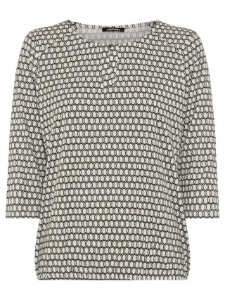 Olsen - T-Shirt Long Sleeves linen beige - Gr. - 38