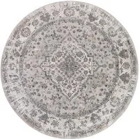 Tapiso Teppich VALLEY, rund, Höhe: 9 mm, Wohnzimmer, Schlafzimmer, Vintage