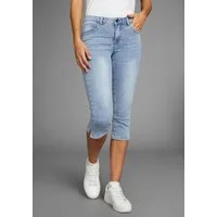 Arizona Caprijeans Ultra-Stretch extra-enger Schnitt, modischer Beinabschluss mit Schlitz