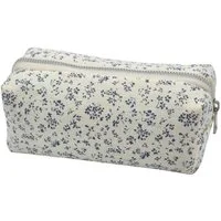 FOUORTUNATE-BEE Federmäppchen Federmäppchen Blumenmuster mit Reißverschluss Stifte Etui Schule, Stifte Etui Blumen Federtasche Kosmetiktasche Büro Reise Damen
