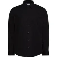 Calvin Klein Businesshemd LS SOLID STRETCH CLASSIC SHIRT mit Kentkragen