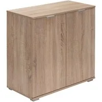 Casaria Kommode Alba DB111, mit 2 Türen 71x74x35cm höhenverstellbarer Einlegeboden Holz