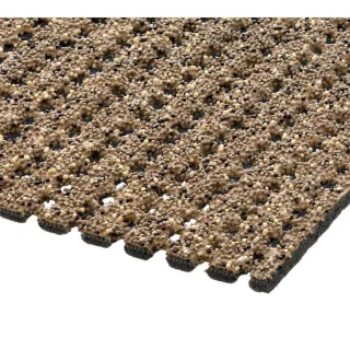 AKO Sicherheitsmatte, Beige, Kunststoff, 120x50 cm, Gartenzubehör, Terrassen- & Balkonböden
