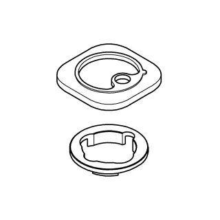 GROHE Rosette 106015 chrom, 1060150000 1060150000