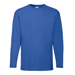 Fruit of the Loom - "Valueweight" T-Shirt für Herren Langärmlig (Königsblau)