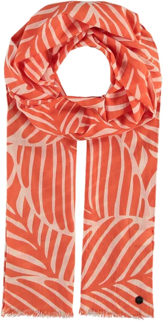 fraas - Schal Baumwolle Schal exotic orange - Gr. - OS
