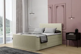 Boxspringbett Schlafzimmerbett MONTY DELUX 160x200cm inkl.Bettkasten