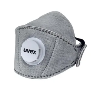 Faltmaske uvex silv-Air premium 5320+ FFP3, 15-Stück silber - 8735321