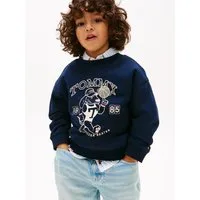 Tommy Hilfiger Sweatshirt LB PRINTED GRAPHIC SWEATSHIRT Kinder bis 16 Jahre, Print, Druck