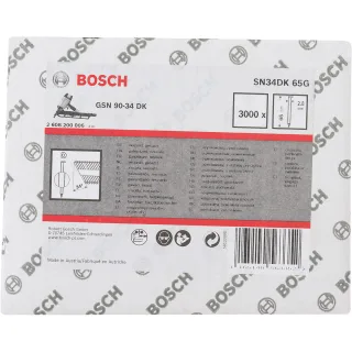 Bosch D-Kopf Streifennagel, verzinkt, glatt - 2608200006