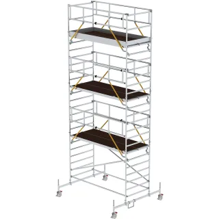 Munk Rollgerüst SG 1,35 x 3,0 m mit Fahrbalken und Doppel-Plattform - 175637