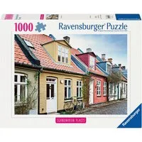 Ravensburger Puzzle Scandinavian Places, Häuser in Aarhus, Dänemark, 1000 Puzzleteile, Made in Germany