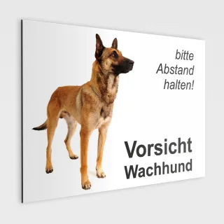Schäferhund Schild - Vorsicht Wachhund!