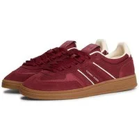 Tommy Jeans THE GREENWICH EDGE SUEDE Plateausneaker Freizeitschuh, Halbschuh, Schnürschuh mit gepolstertem Schaftrand
