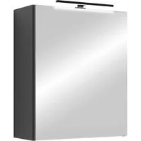 byLIVING Spiegelschrank Serie Spree, in vielen Breiten erhältlich Soft-Close, LED Beleuchtung mit Schalter- und Steckdosenbox