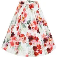 Hearts & Roses London A-Linien-Rock Pippa Floral Vintage Retro Rockabilly 50er