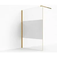 Glaszentrum Hagen Walk-in-Dusche Glaszentrum Hagen (GD) 120x200 cm Walk in Dusche Satin Mitte, ESG Glas