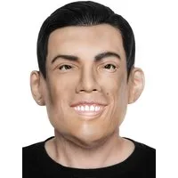 Metamorph Verkleidungsmaske Cristiano Ronaldo Maske - Fasching Halloween, Volltreffer dank Vollmaske: meisterhafte Fußballer-Maske aus Latex!