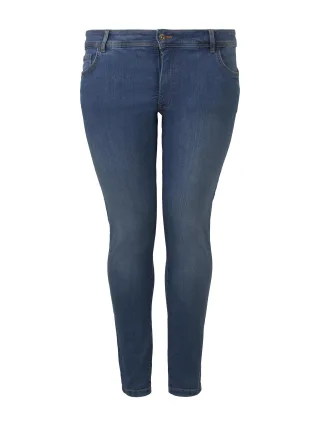 Tom Tailor - Plus Size - TTPLUS SKINNY Jeans blue denim - Gr. - 46