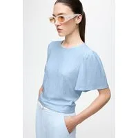 Vila Rundhalsshirt VIBELLI O-NECK S/S TOP - NOOS
