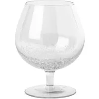 Broste Copenhagen Longdrinkglas Broste Copenhagen Bubble Cognacglas 45 cl, Mundgeblasenes Glas Mit Blasen