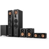 Teufel ULTIMA 40 Surround "5.1-Set" Stand-Lautsprecher (Anschlussklemmen, 440 W, kräftiger 150-Watt-Subwoofer, als Frontfire- oder Downfire-Subwoofer)