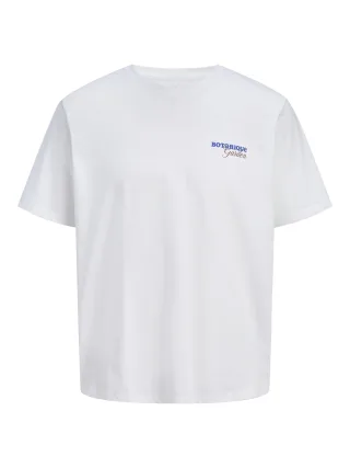 JACK&JONES - JJBALI TEE SS CREW NECK JNR Bright White - Gr. - 164