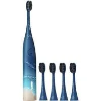ECO VIBE 3 Starterkit Ocean + 4 Refills, Elektrische Zahnbürste blau/beige