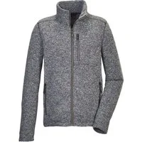 G.I.G.A. DX by killtec Fleecejacke GW 55 MN KNTFLC JCKT Zeitlose Strickfleecejacke, recyceltes Material, Taschen mit Zipper