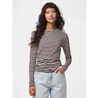 pieces Langarmshirt PCLAYA LS TOP JRS NOOS Materialmix, regular fit
