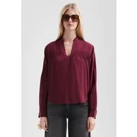 QS Langarmbluse Bluse Feminine Bluse aus Viskose mit Smock-Detail