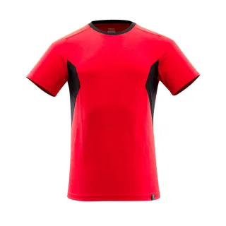 MASCOT Herren T-Shirt Verkehrsrot / Schwarz S - 18082-250-20209-SONE