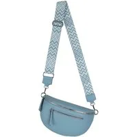 EAAKIE Gürteltasche Bauchtasche Umhängetasche Crossbody-Bag Kunstleder Italy-Design, als Schultertasche, CrossOver, Umhängetasche tragbar