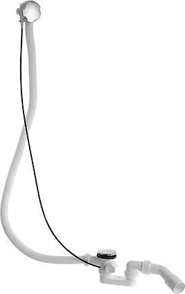Duravit D-Code Ab- und Überlaufgarnitur Chrom 350x80x400 mm - 790227000001000 790227000001000